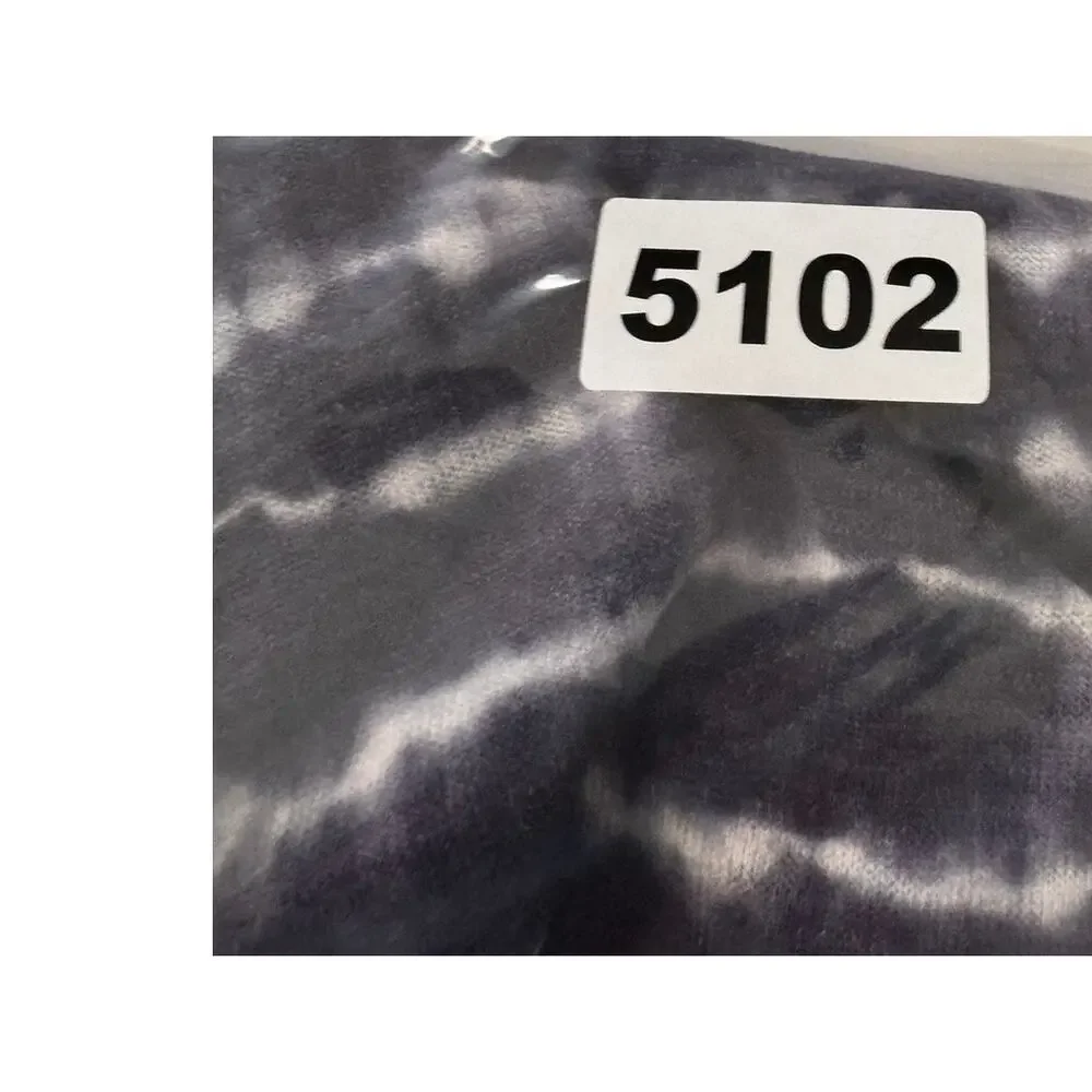 Athleta Small Gray Black Stripe Tie Dye Sleeveless Top Modal Polyester - Picture 7 of 7